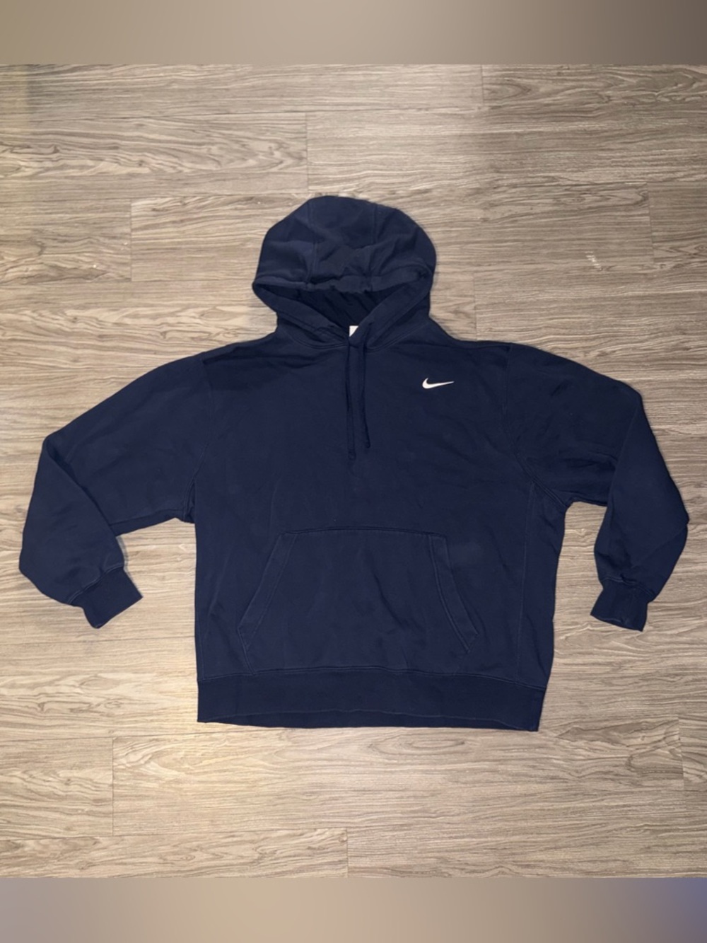 Nike Club Fleece Pullover Hoodie Men’s XL Navy CJ1611-419